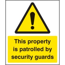 This Property Is Patrolled By Security Guards