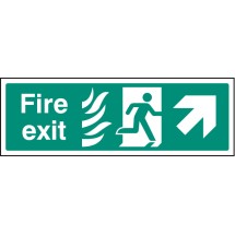 HTM Fire Exit - Arrow Up Right 