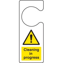 Cleaning in Progress - Door Hanger