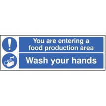 You Are Entering Food Production Area Wash Your Hands