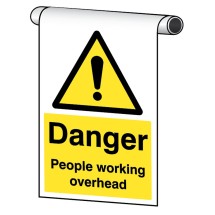 Roll Top - Danger - People Working Overhead