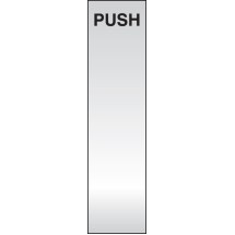 Push - Deluxe Engraved Door Plate