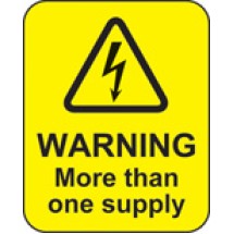Warning - More Than One Supply Labels