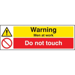Warning - Men At Work Do Not Touch