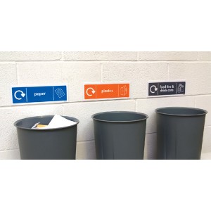 WRAP Recycling Sign - Plastics